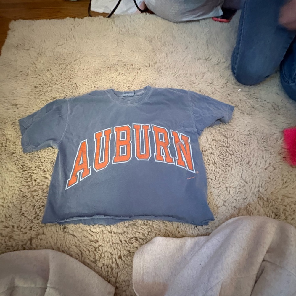 Women's Blue Crop Top